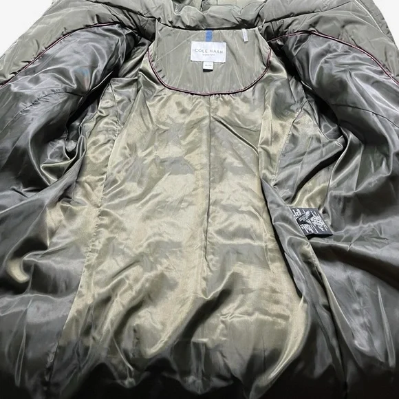 Cole Haan Women’s Taffeta Down Blend Coat - Picture 7 of 14